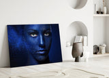 Woman Portrait 43 Glass Wall Art.