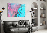 Tropical Leaf Glass Wall Art.
