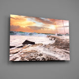 Vicious Waves Glass Wall Art.