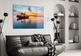 Boat Glass Wall Art.