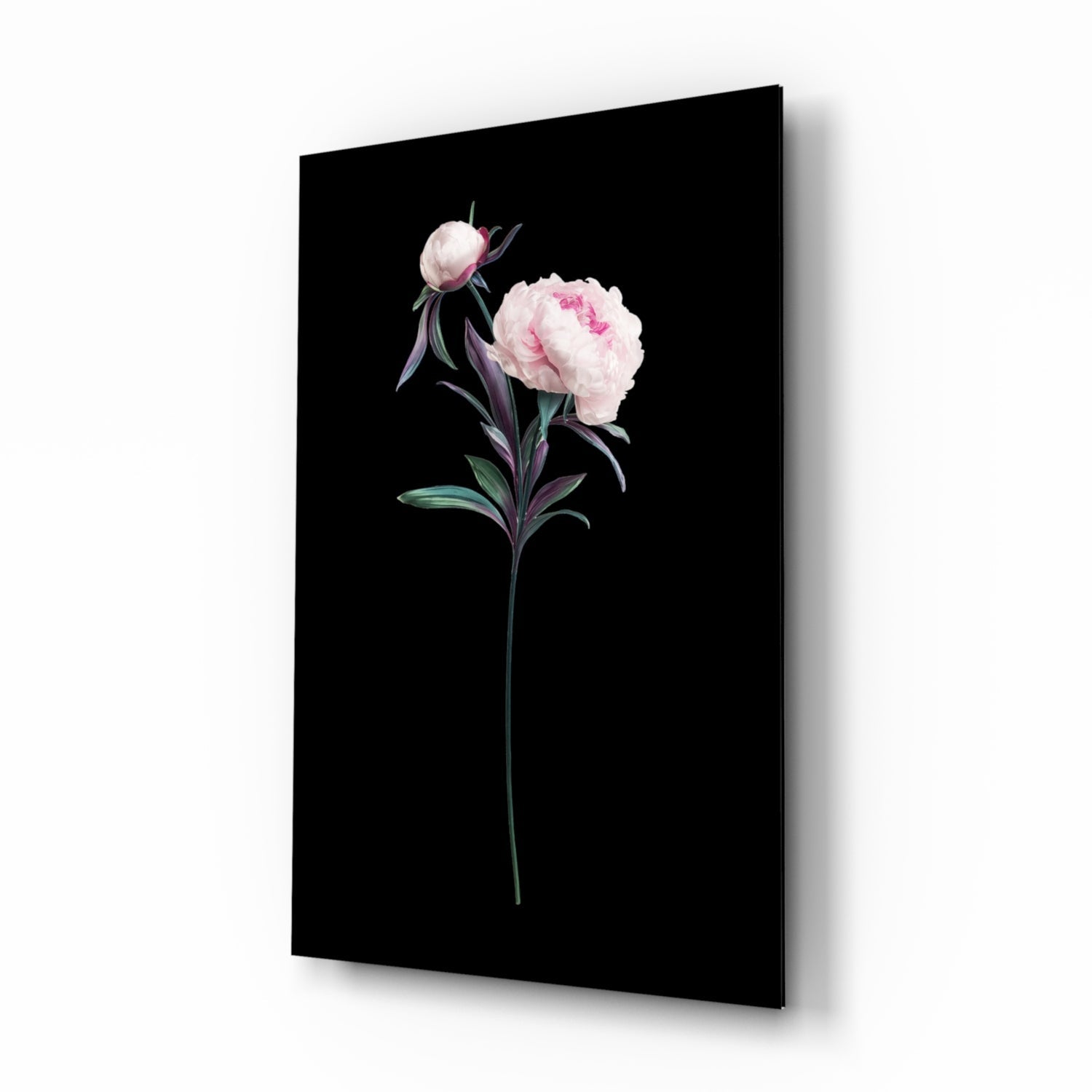 Flower Glass Wall Art.
