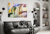Abstract Pattern Glass Wall Art.
