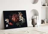 Floral Pattern Glass Wall Art.