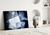 Geometric Architecture Glass Wall Art.