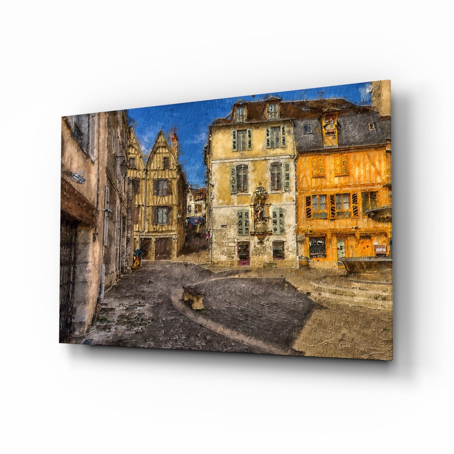 Medieval Square Glass Wall Art.