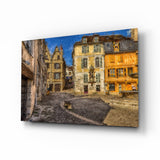 Medieval Square Glass Wall Art.