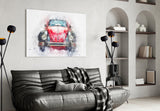 Vosvos Glass Wall Art.