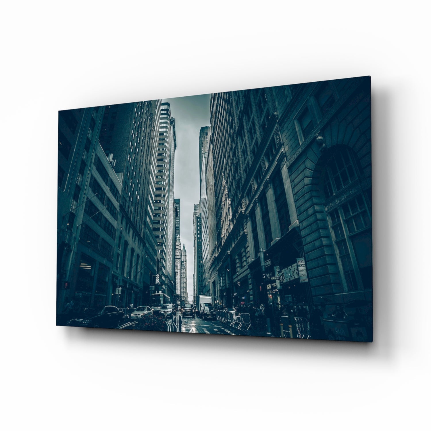 New York City Glass Wall Art.