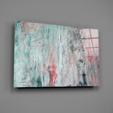 Oil Art Effect Abstract Pattern Glass Wall Art.