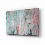 Oil Art Effect Abstract Pattern Glass Wall Art.