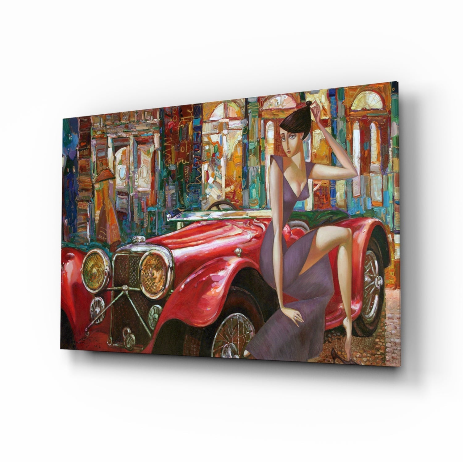 Car Glass Wall Art.