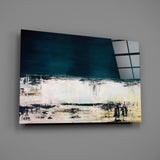 Abstract Colors Glass Wall Art.