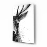 Deer Glass Wall Art.