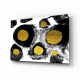Abstract Colors Glass Wall Art.