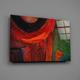 Abstract Glass Wall Art.