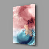 Abstract Glass Wall Art.