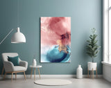 Abstract Glass Wall Art.