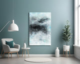 Abstract Glass Wall Art.