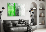 Abstract Glass Wall Art.