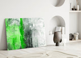 Abstract Glass Wall Art.
