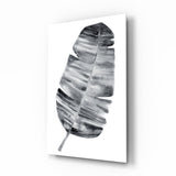 Feather Glass Wall Art.