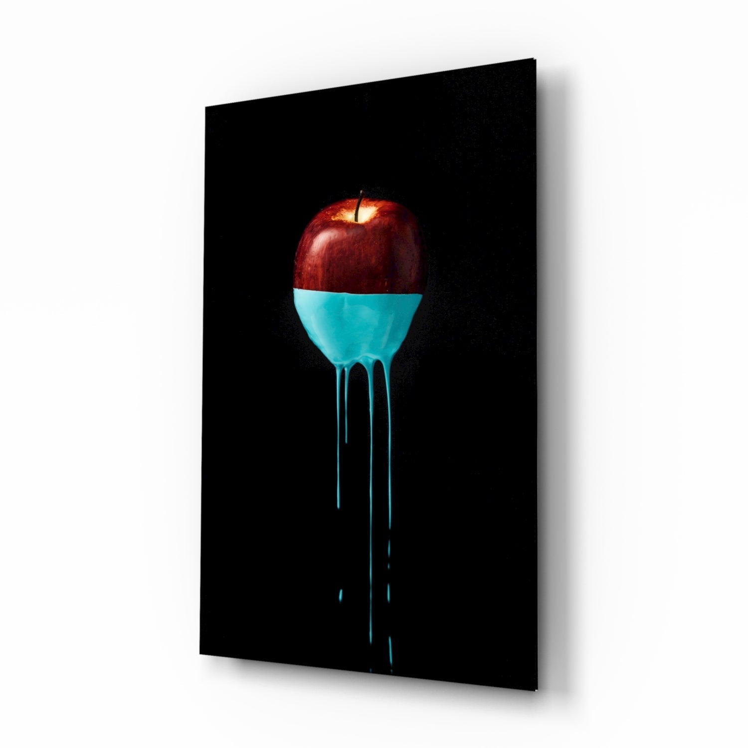 Apple Glass Wall Art.
