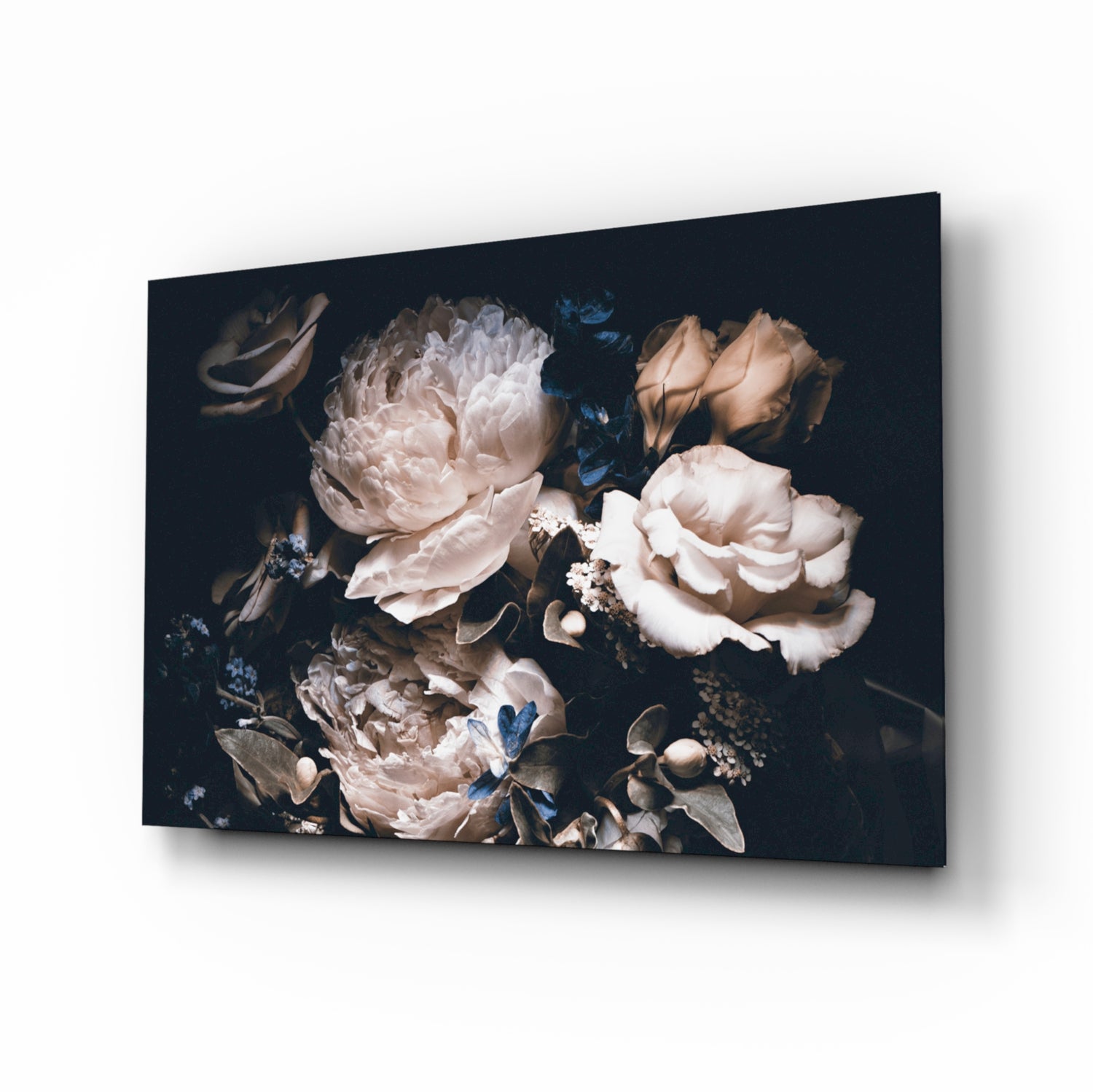 Flowers Glass Wall Art.