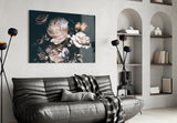 Flowers Glass Wall Art.