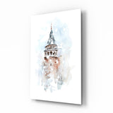 Galata Tower Glass Wall Art