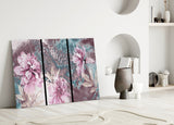 Flowers Glass Wall Art.