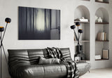 Foggy Forest Glass Wall Art.