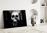 Skull Glass Wall Art.