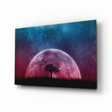 Mystical Night Glass Wall Art.