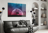 Mystical Night Glass Wall Art.