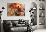 Crimson Apocalypse Glass Wall Art.