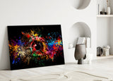 Illustration Eye Glass Wall Art.