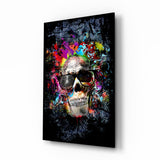 Skull Glass Wall Art.