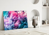 Colored Smoke Glass Wall Art.