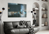 Abstract Art Glass Wall Art.