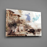 Bay Window Glass Wall Art.