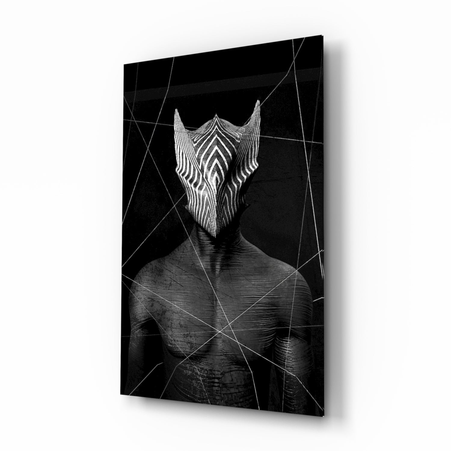 Darko Gray Glass Wall Art.