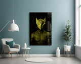 Darko Yellow Glass Wall Art.