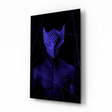 Darko Purple Glass Wall Art.