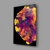 Dance of Colors Glass Wall Art.