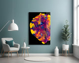 Dance of Colors Glass Wall Art.