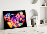 Harmony of Colors Glass Wall Art.