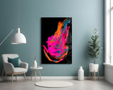 Colorful Winged Glass Wall Art.