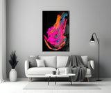 Colorful Winged Glass Wall Art.