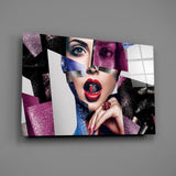 Women's Glass Wall Art.