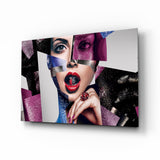 Women's Glass Wall Art.